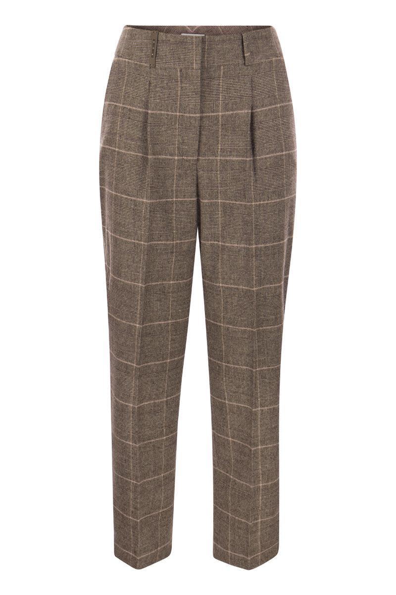 Soft flannel trousers - VOGUERINI