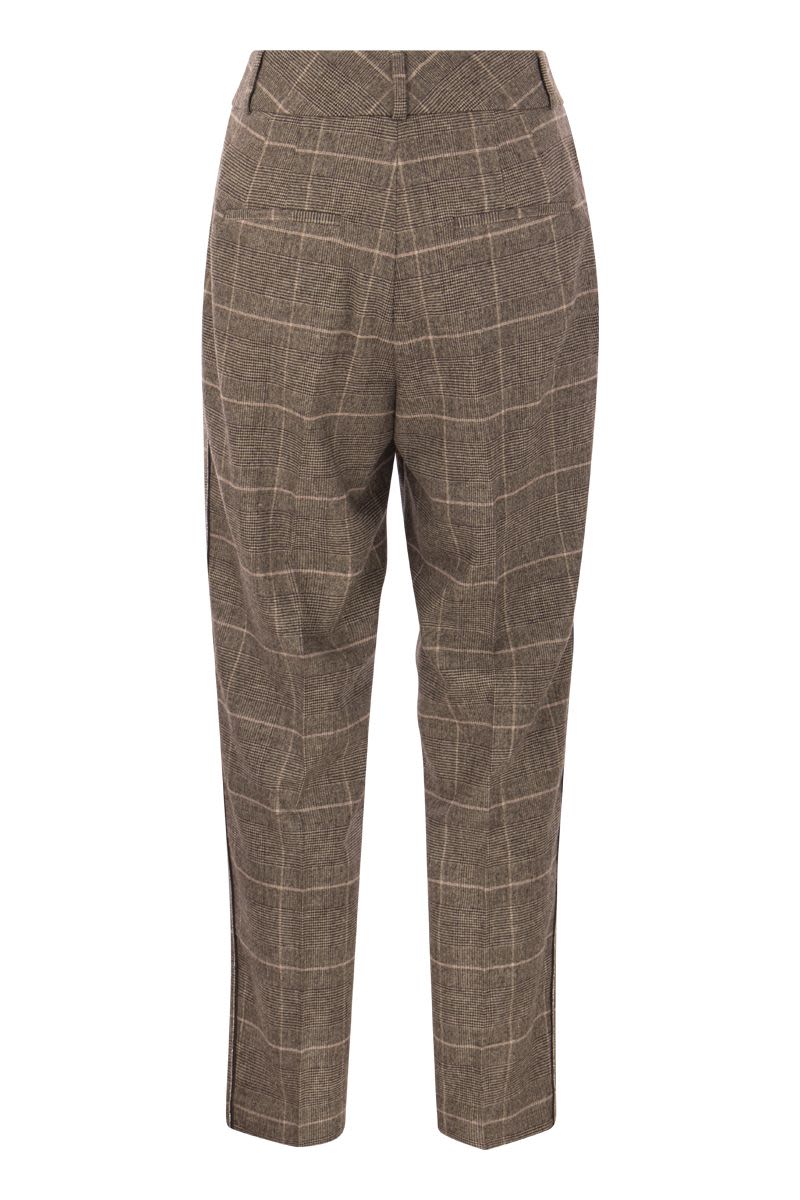 Soft flannel trousers - VOGUERINI