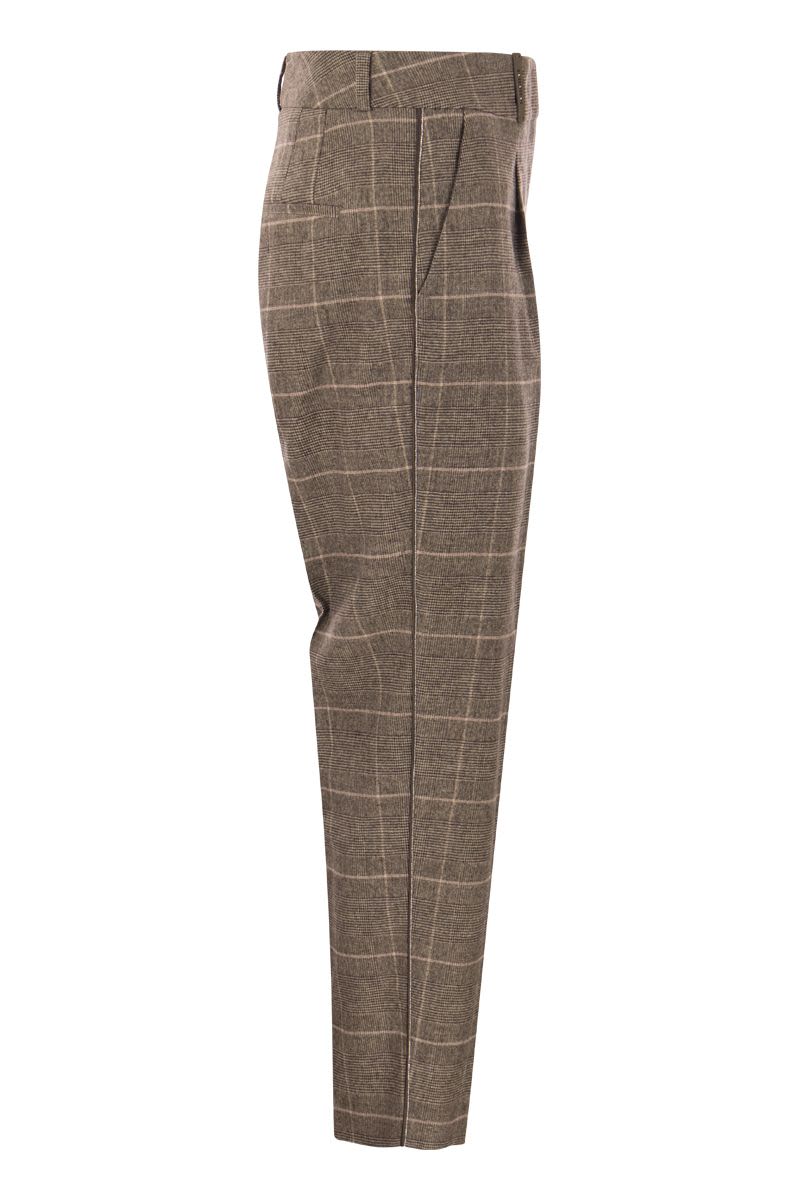 Soft flannel trousers - VOGUERINI