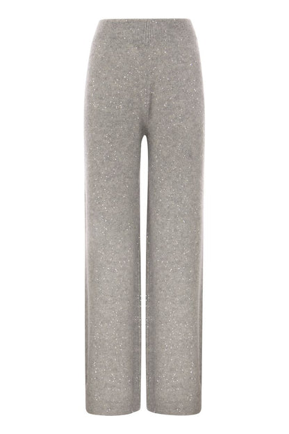 Loose knit trousers - VOGUERINI