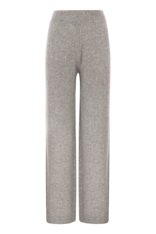 Loose knit trousers - VOGUERINI