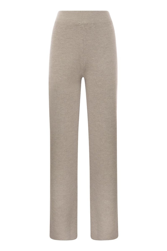 Loose knit trousers - VOGUERINI