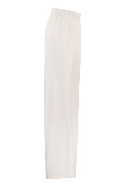 Wide viscose trousers - VOGUERINI