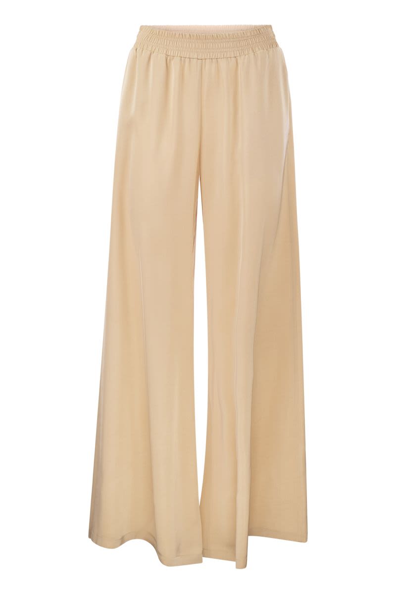 Wide viscose trousers - VOGUERINI