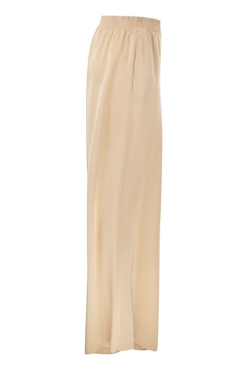 Wide viscose trousers - VOGUERINI