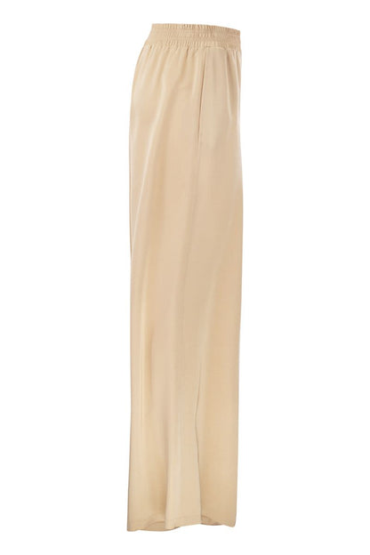 Wide viscose trousers - VOGUERINI