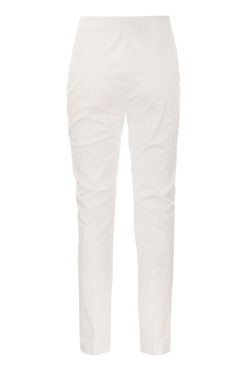 Slim trousers in technical cotton - VOGUERINI