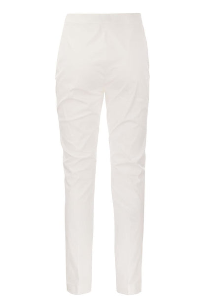 Slim trousers in technical cotton - VOGUERINI