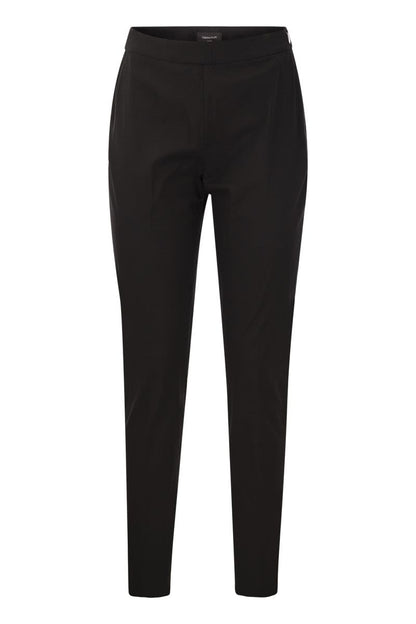 Slim trousers in technical cotton - VOGUERINI