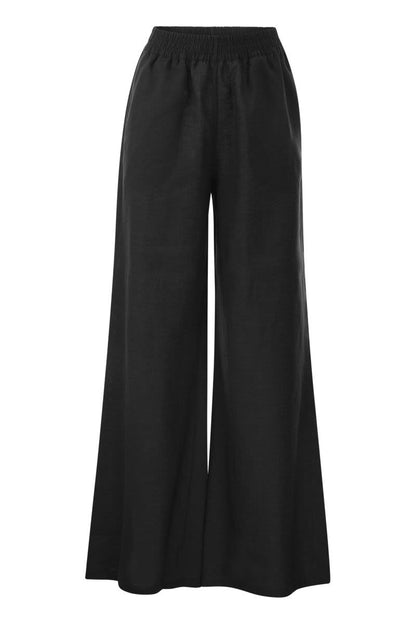 Linen wide trousers - VOGUERINI