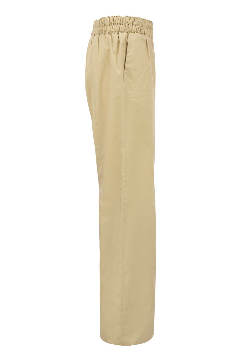 Cotton poplin trousers - VOGUERINI