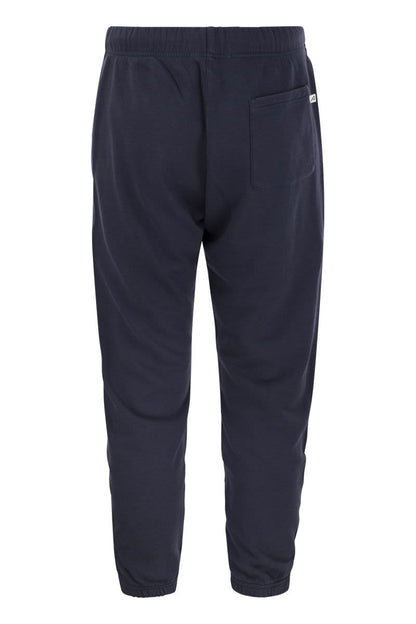 Sweatpants with logo patch - VOGUERINI