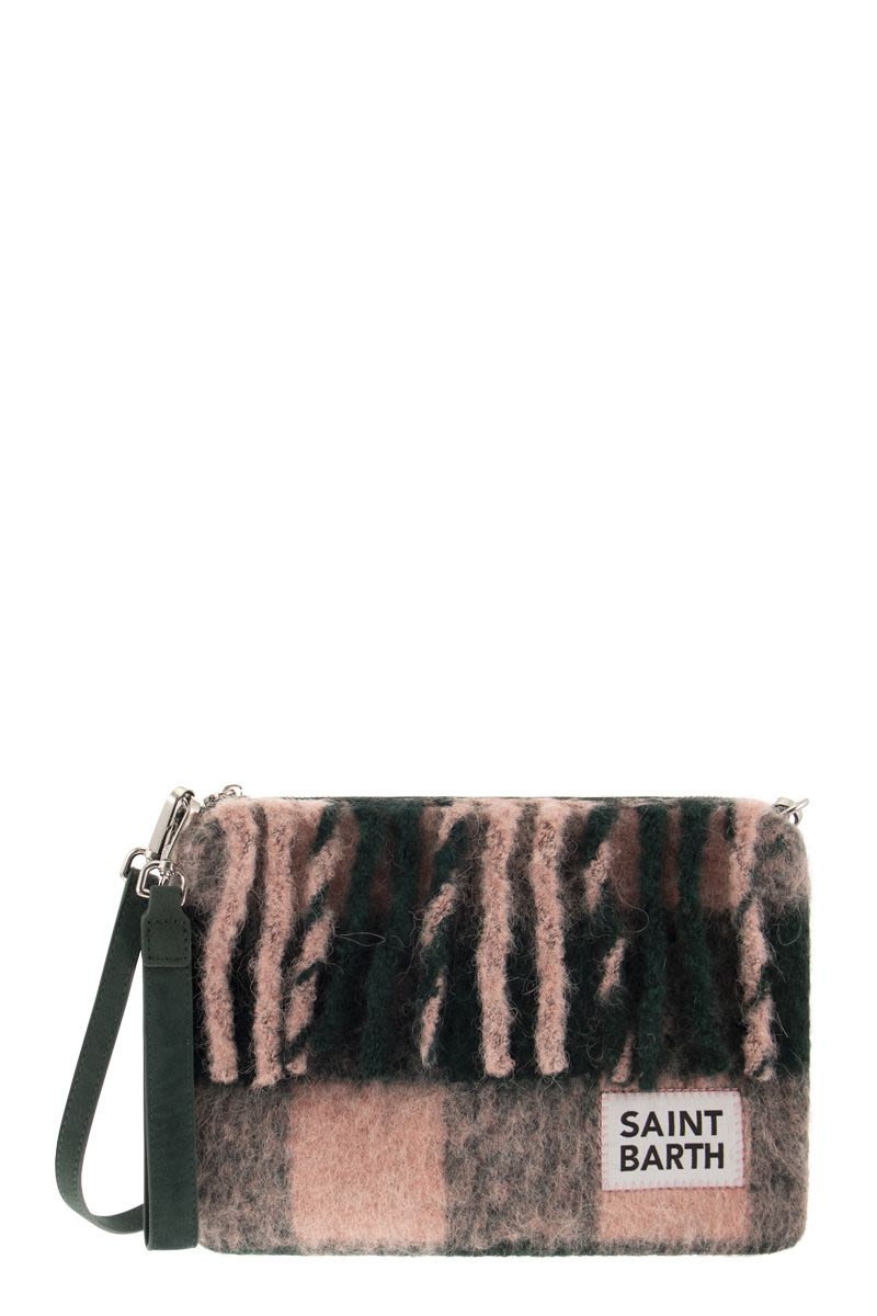 Fringe clutch bag with shoulder strap - VOGUERINI