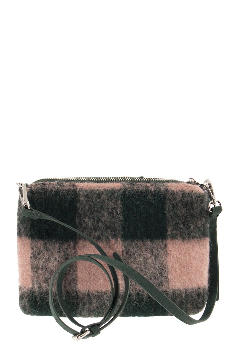 Fringe clutch bag with shoulder strap - VOGUERINI