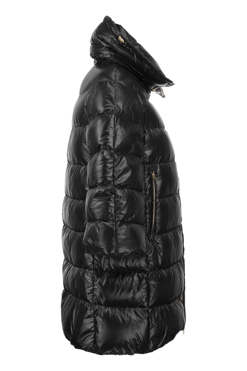 Medium down jacket with 3/4 sleeve - VOGUERINI