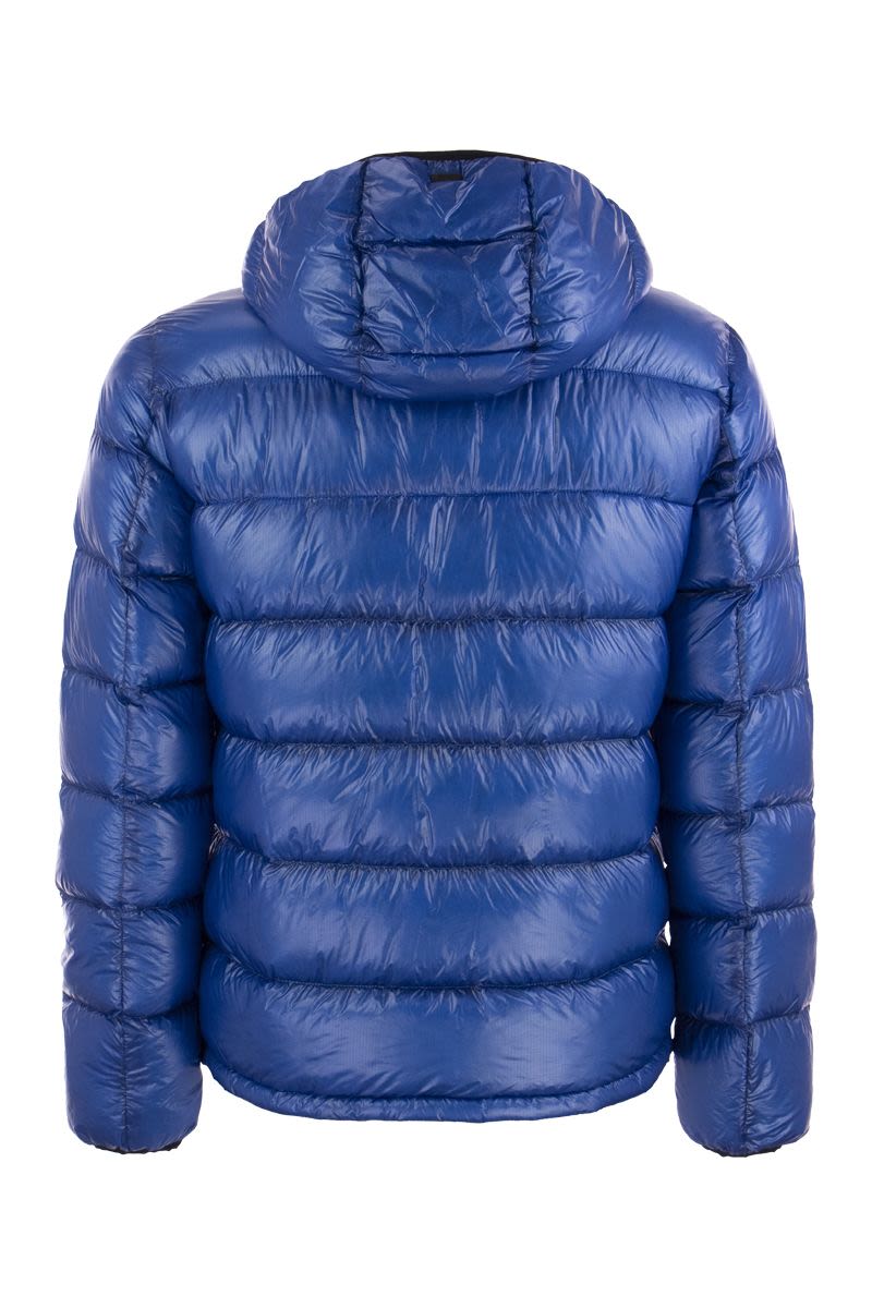 Reversible down jacket with hood - VOGUERINI