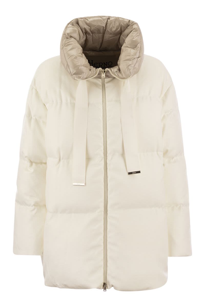 Cashmere, silk and ultralight nylon jacket - VOGUERINI