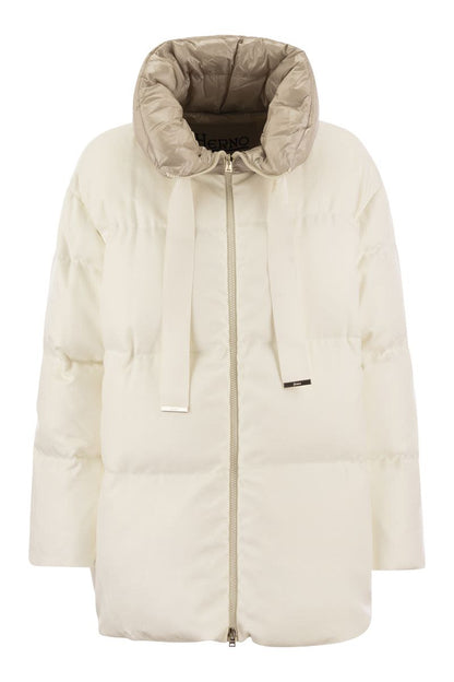 Cashmere, silk and ultralight nylon jacket - VOGUERINI