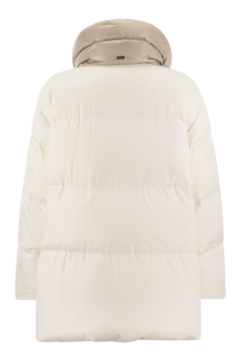 Cashmere, silk and ultralight nylon jacket - VOGUERINI