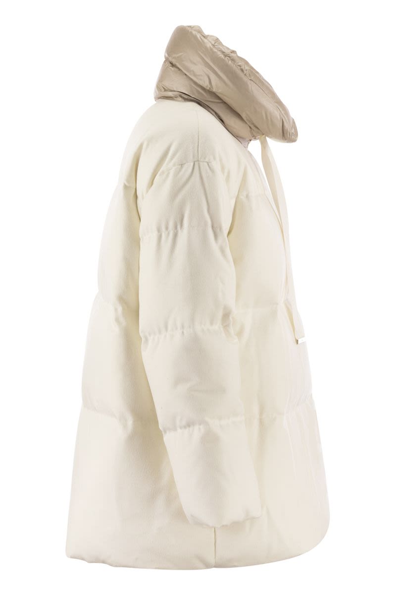 Cashmere, silk and ultralight nylon jacket - VOGUERINI