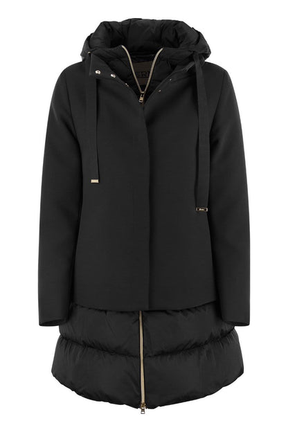 A-Shape down jacket with hood - VOGUERINI