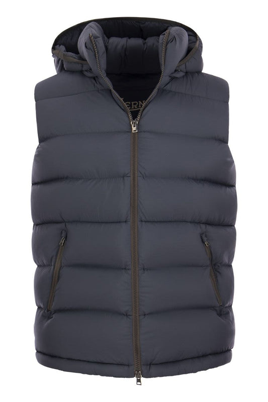 Hooded Down Vest - VOGUERINI