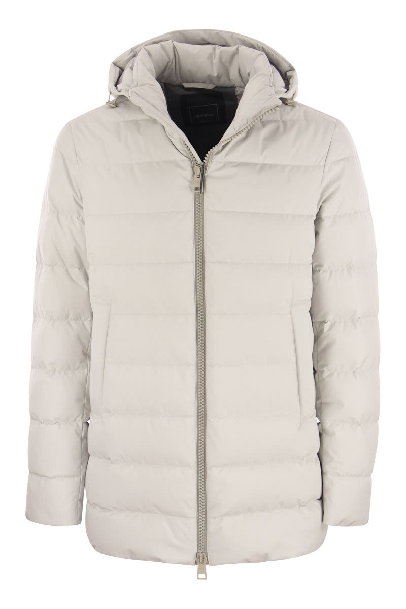 Medium Hooded Down Jacket - VOGUERINI