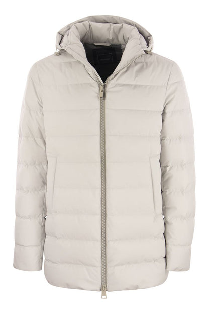 Medium Hooded Down Jacket - VOGUERINI