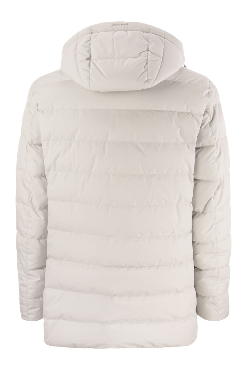 Medium Hooded Down Jacket - VOGUERINI