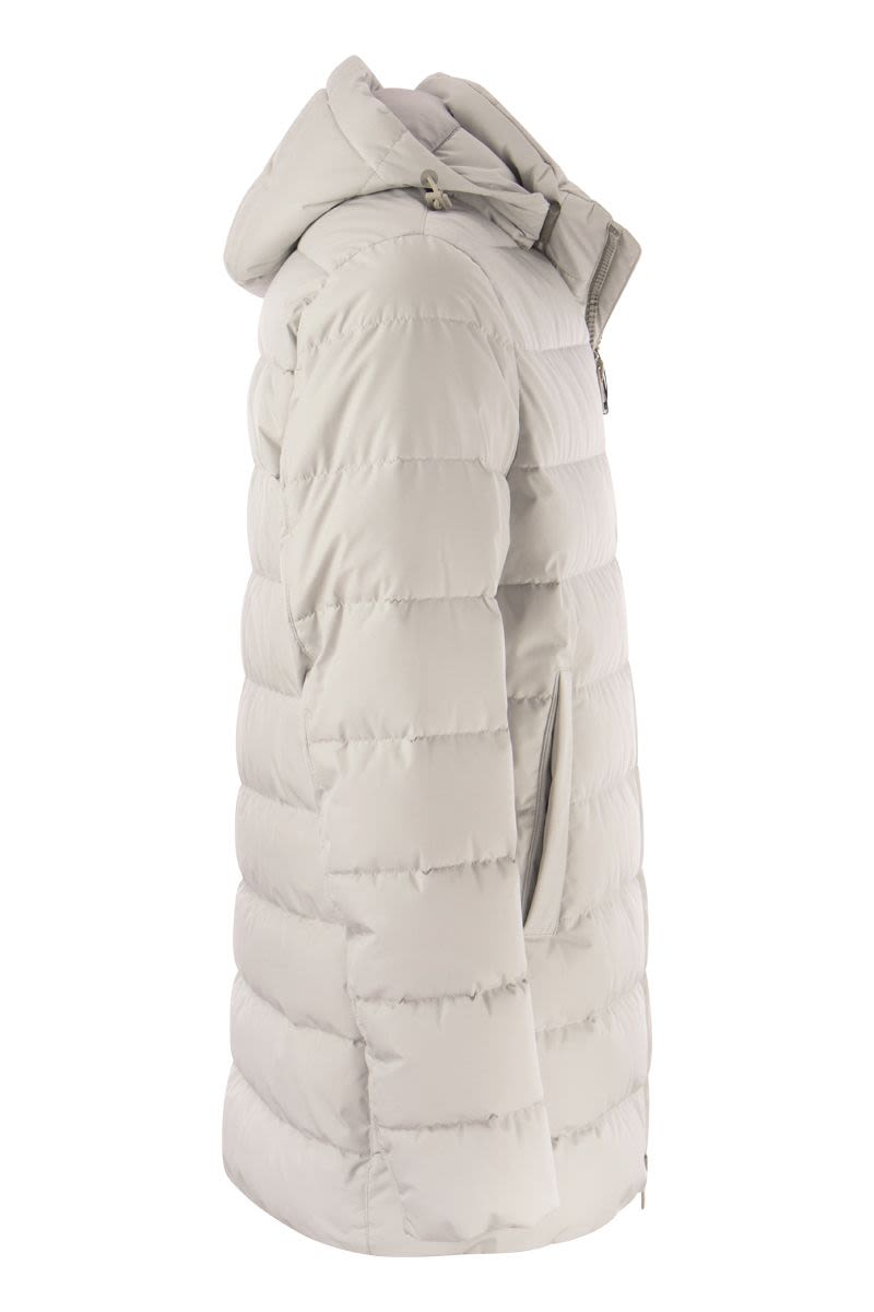 Medium Hooded Down Jacket - VOGUERINI