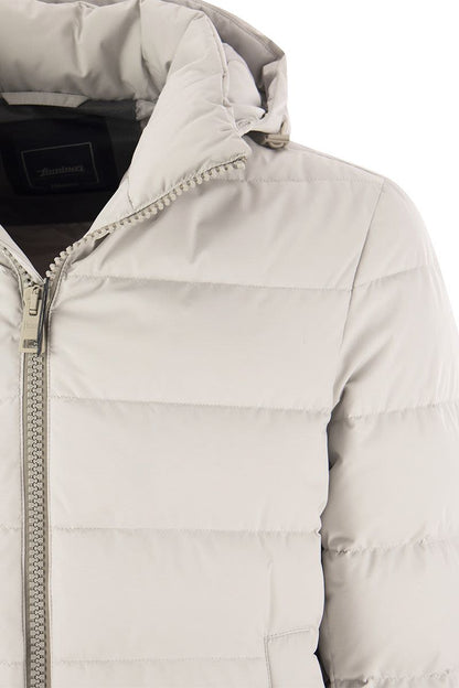 Medium Hooded Down Jacket - VOGUERINI