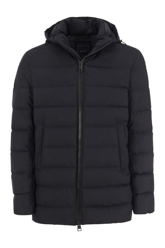 Medium Hooded Down Jacket - VOGUERINI