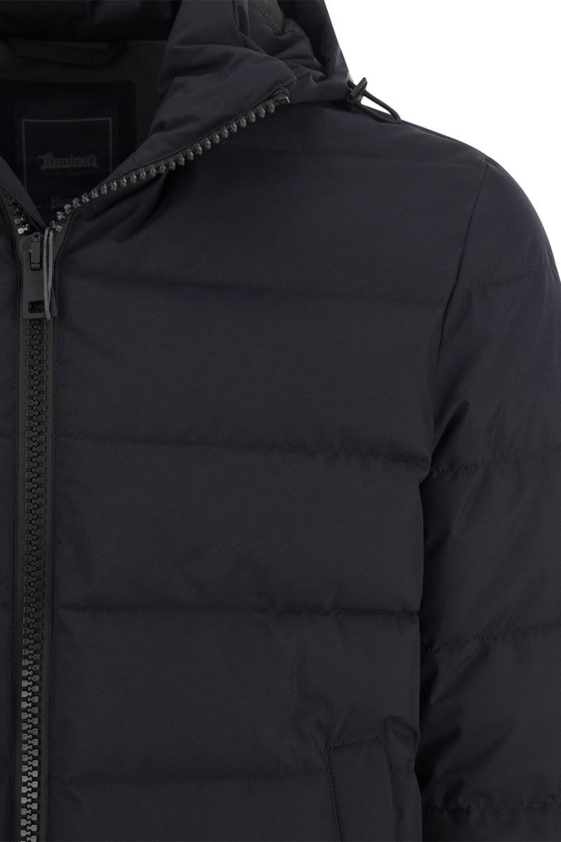 Medium Hooded Down Jacket - VOGUERINI