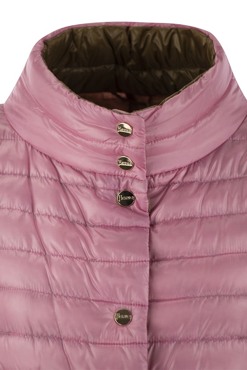 Ultralight reversible down jacket