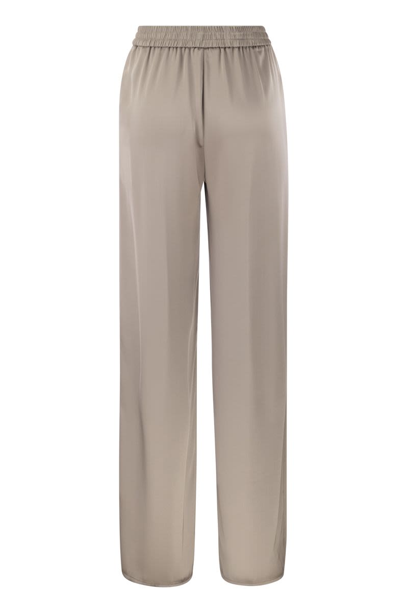 Casual satin trousers - VOGUERINI