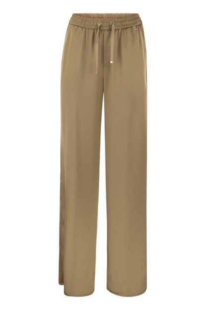 Casual satin trousers - VOGUERINI