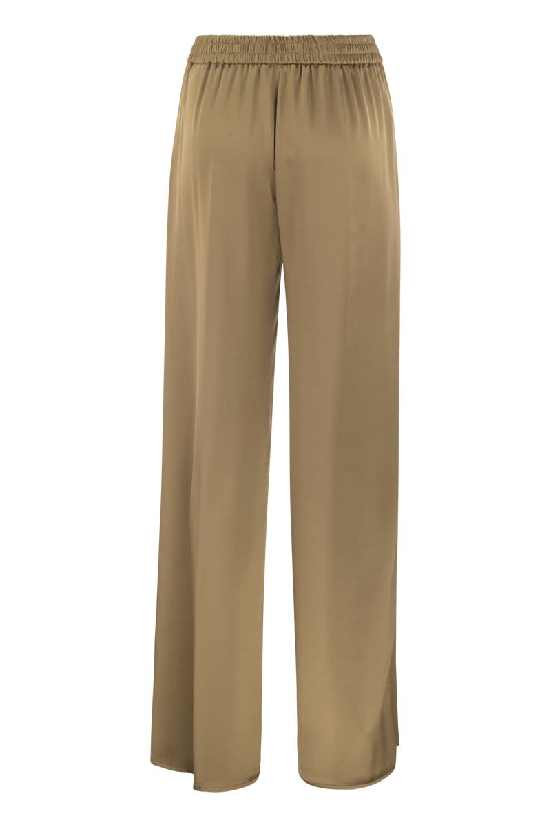 Casual satin trousers - VOGUERINI