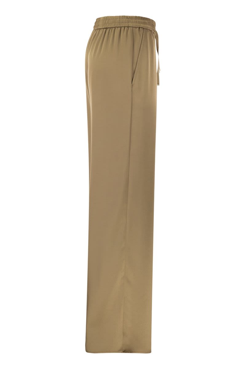 Casual satin trousers - VOGUERINI