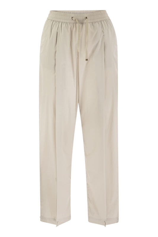 Light stretch nylon trousers