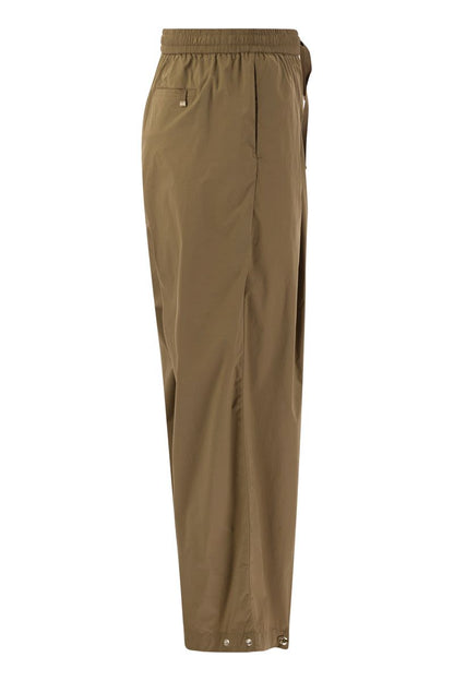 Light stretch nylon trousers