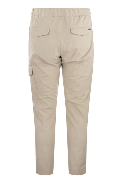 RESORT - Suede cargo trousers - VOGUERINI