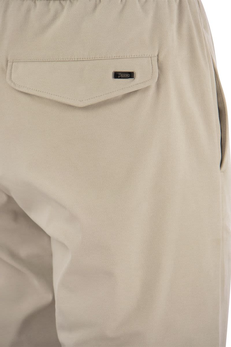 RESORT - Suede cargo trousers - VOGUERINI