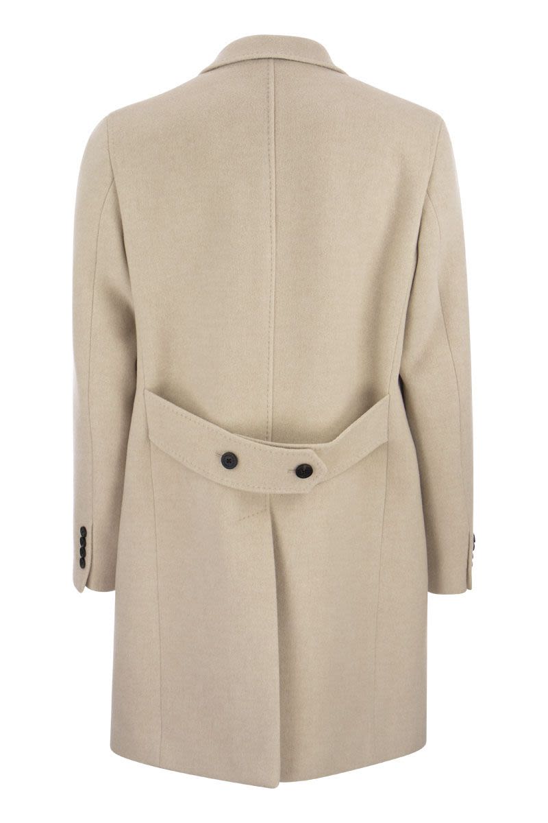 Single-breasted wool coat - VOGUERINI