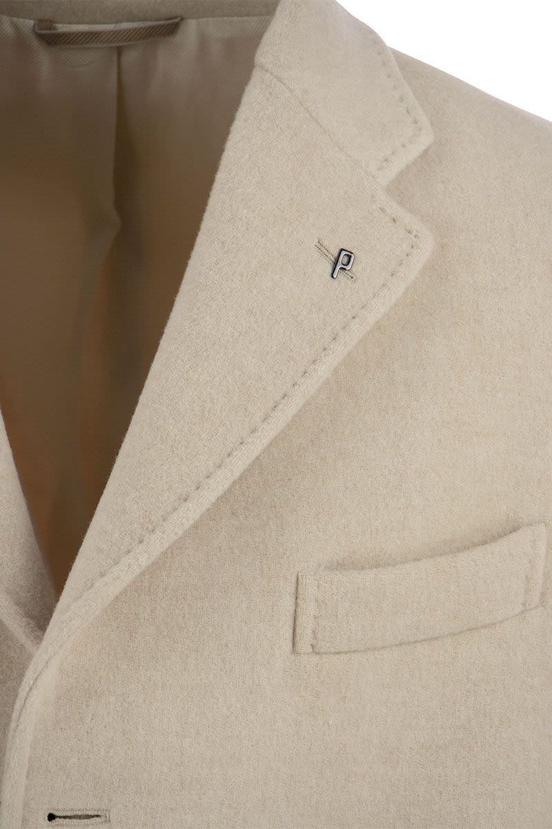 Single-breasted wool coat - VOGUERINI