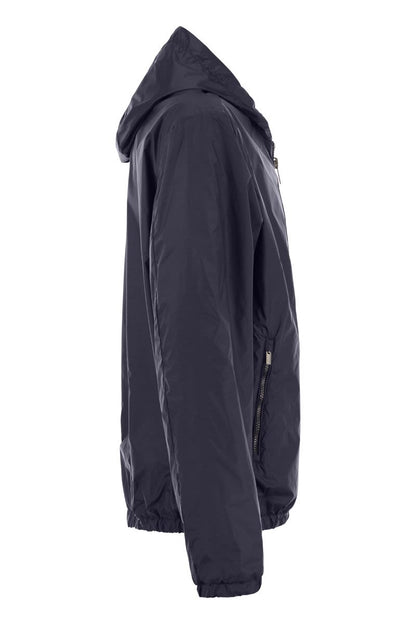 Reversible jacket with hood - VOGUERINI