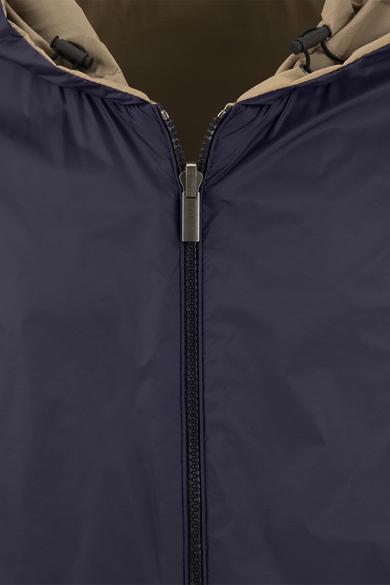 Reversible jacket with hood - VOGUERINI