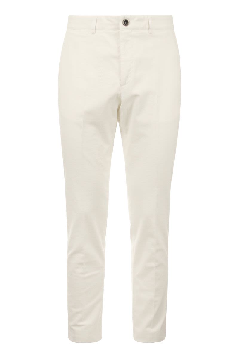 Velvet Chino Trousers - VOGUERINI