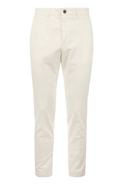 Velvet Chino Trousers - VOGUERINI