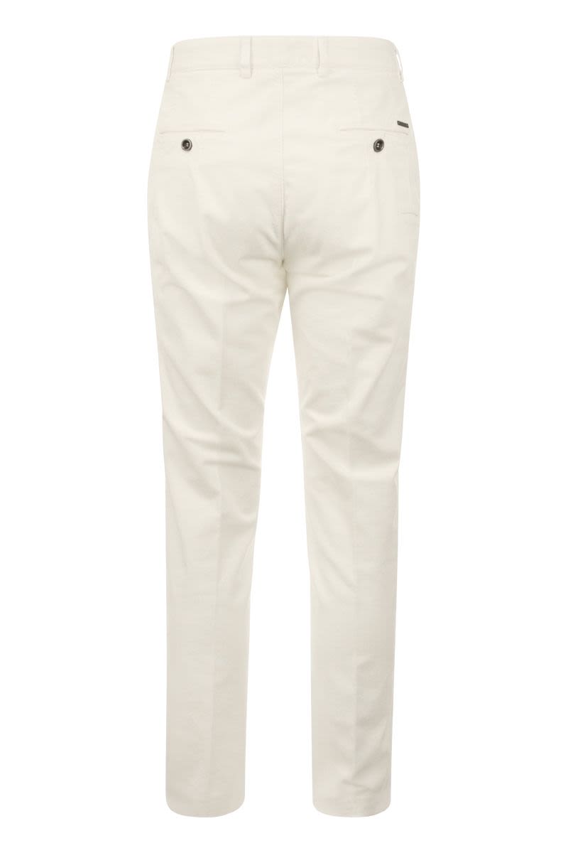 Velvet Chino Trousers - VOGUERINI