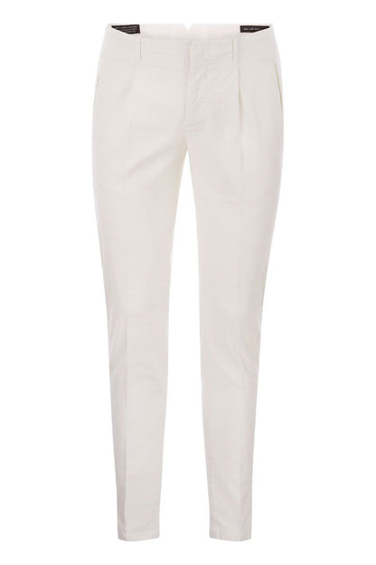 Cotton and silk trousers - VOGUERINI